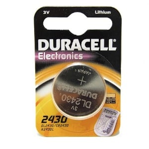 Pile DURACELL CR2430 3V - Modèle d'Origine, Neuf, En 24h