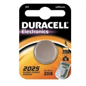 Pile CR2025 3V Lithium Duracell