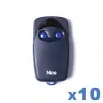 Télécommande portail LOT de 10 télécommandes NICE FLO 2R1