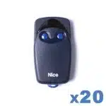 Télécommande portail LOT de 20 télécommandes NICE Flo 2