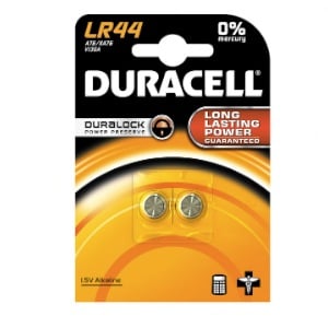 2 Piles DURACELL LR44 - Modèle d'Origine, Neuf, En 24h