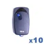 Télécommande portail LOT de 10 télécommande flo1 NICE FLO 2R1
