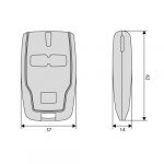 Accessoire automatisme BFT KLEIO dimensions