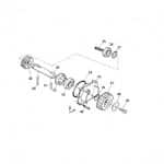 Groupe arbre transmission TH1551:61 PRTH03