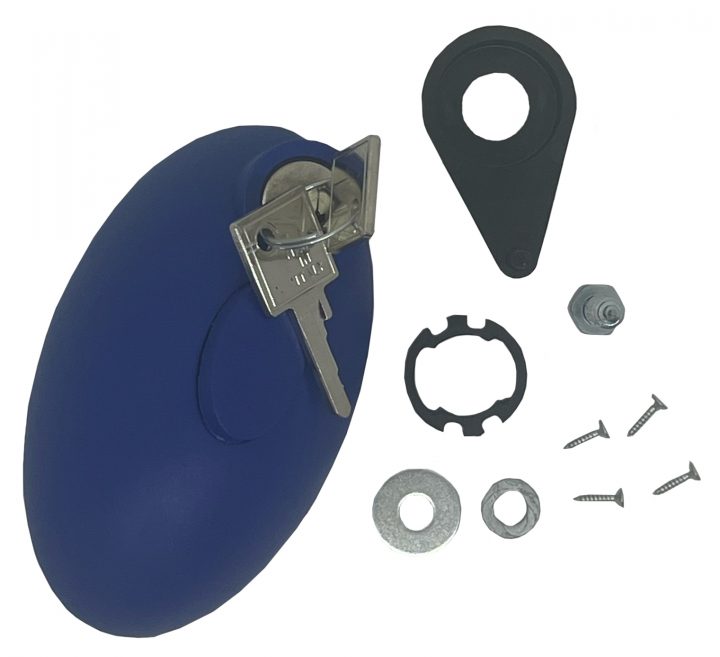 Poignée bleue BFT pour déverrouillage IGEA (I200011-10001)