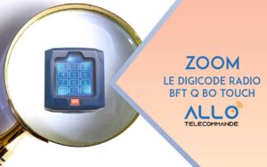 Zoome sur le Digicode BFT Q BO TOUCH