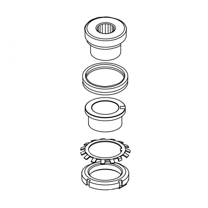 Bague cannelée caisson FAAC 750 (Réf - 63003326)