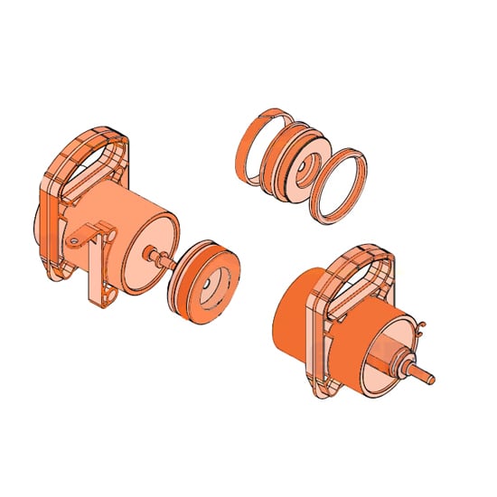 Cylindre et Piston FAAC (Réf : 63003312)
