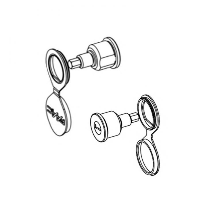 Double Serrure universelle Hydraulique FAAC S800H (Réf : 63002615)