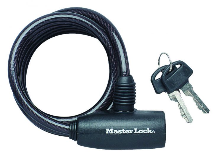 Câble antivol à clé MASTERLOCK (Réf : 8126EURDPRO)