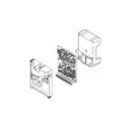 Kit de remplacement FAAC E024S (Réf 170E024S-ARMOIRE)