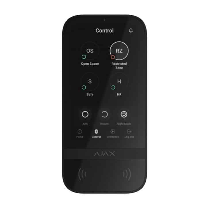 Clavier sans fil avec écran AJAX KeyPad TouchScreen Jeweller
