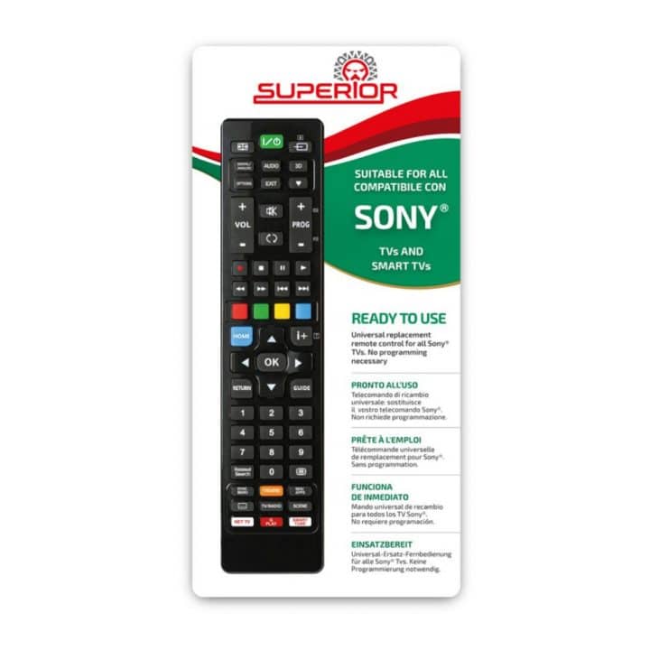 Télécommande universelle SUPERIOR SONY SMART (Réf : SUPTRB005)