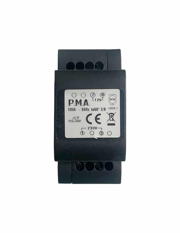 Transformateur FAAC 230-12 V 10va Guide Din Genius (Réf : 6109001)