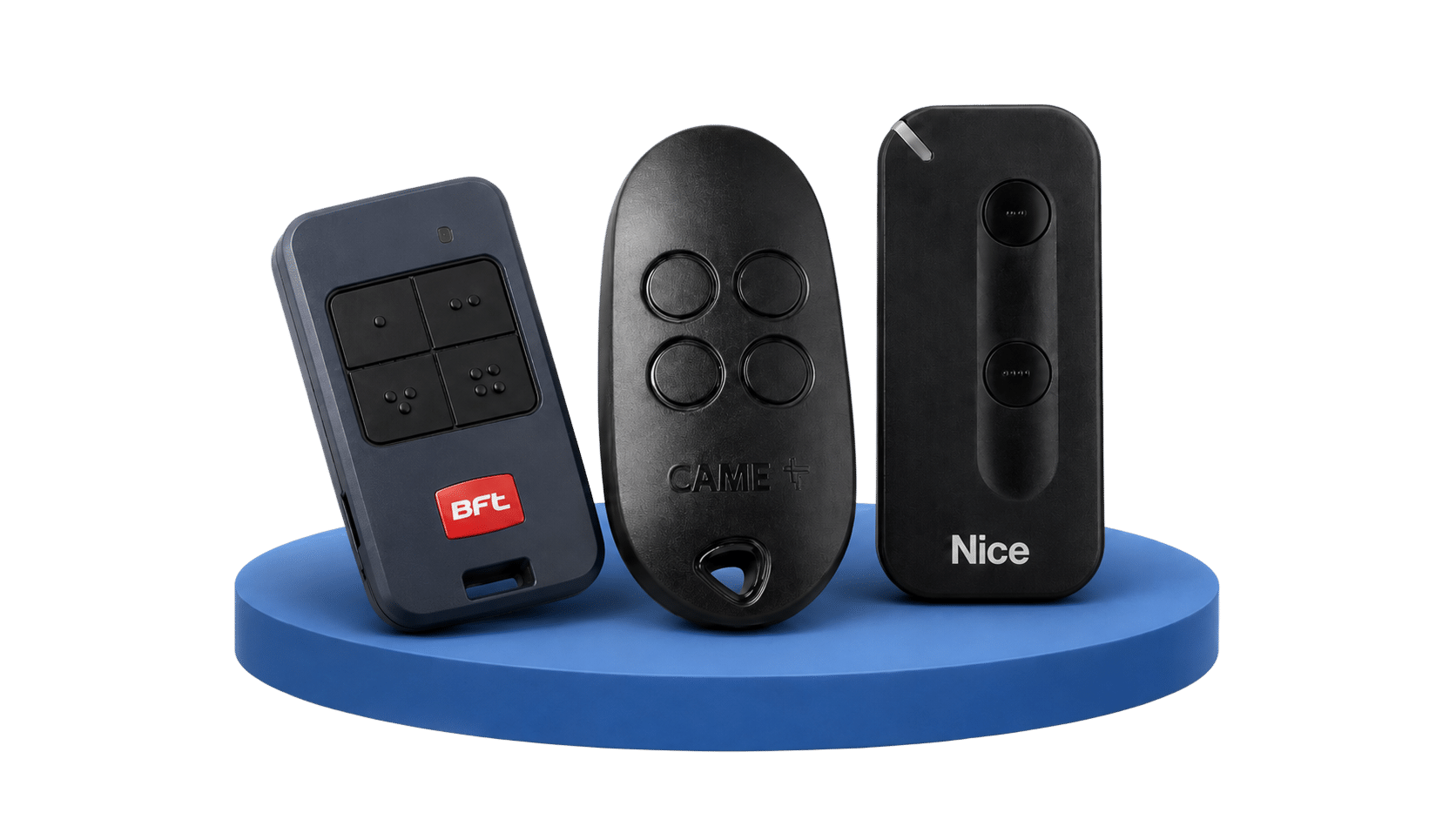 Télécommandes CAME, Nice et BFT