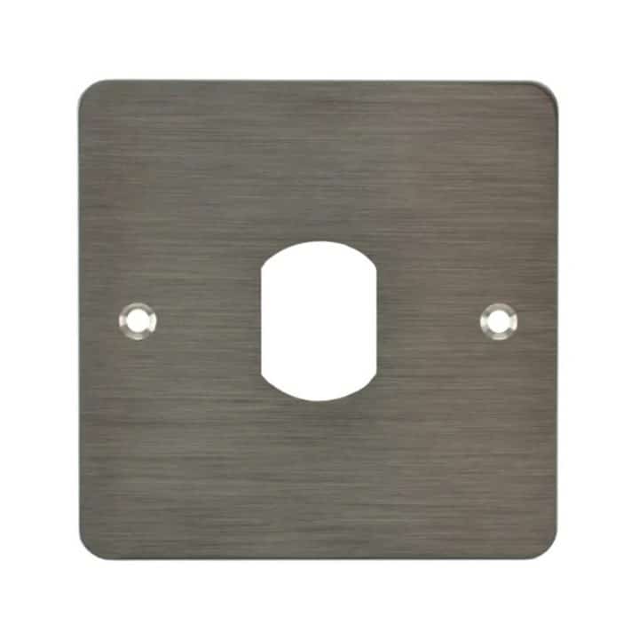 Plaque acier IZYX VIGIK / T25 (Réf : SSP225VGK/T25) - 80 x 80 mm